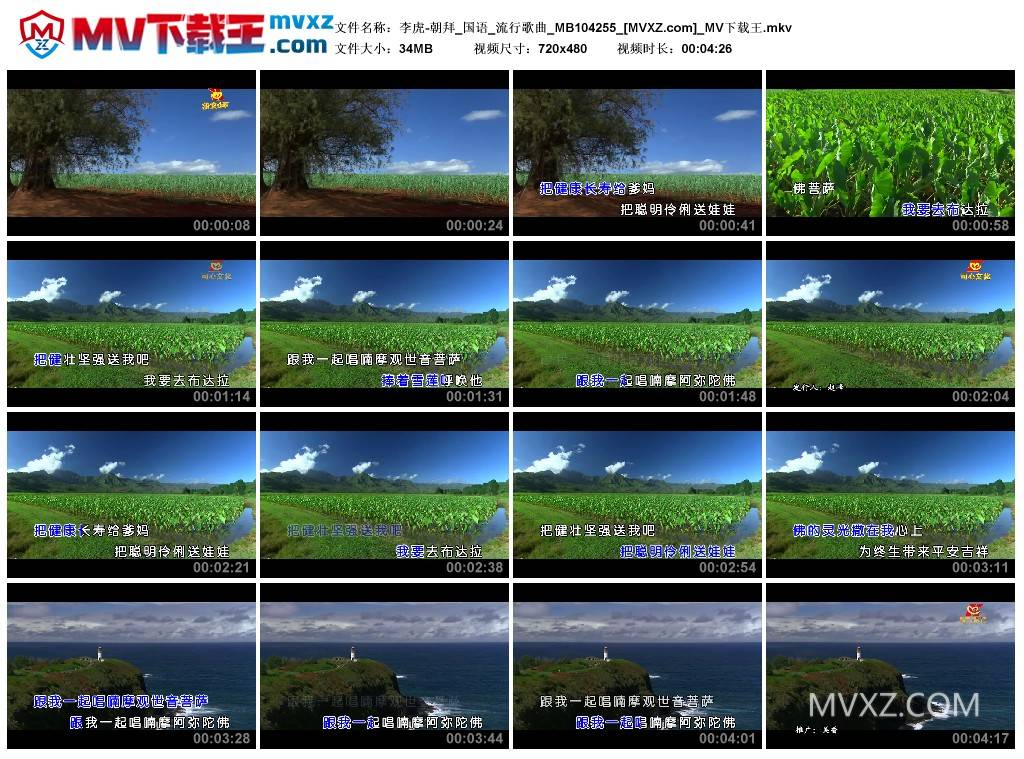 李虎-朝拜_国语_流行歌曲_MB104255